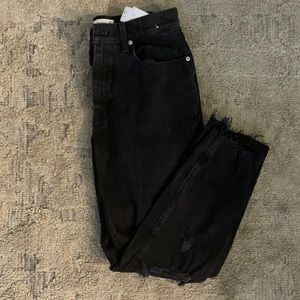 Abercrombie and Fitch high rise mom jeans